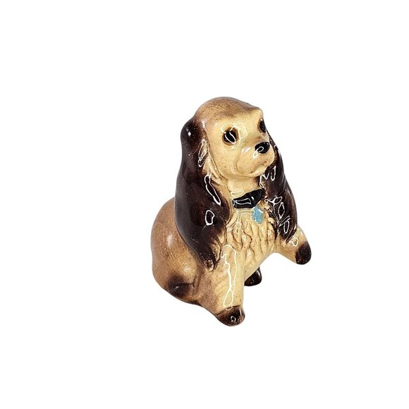 Hagen Renaker Cocker Spaniel Mama Miniature Figurine Sitting Dog Lady - Picture 2 of 8